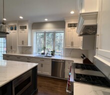 Luxury Kitchen Remodel with Sleek Cabinetry and High-end Finishes in New Jersey